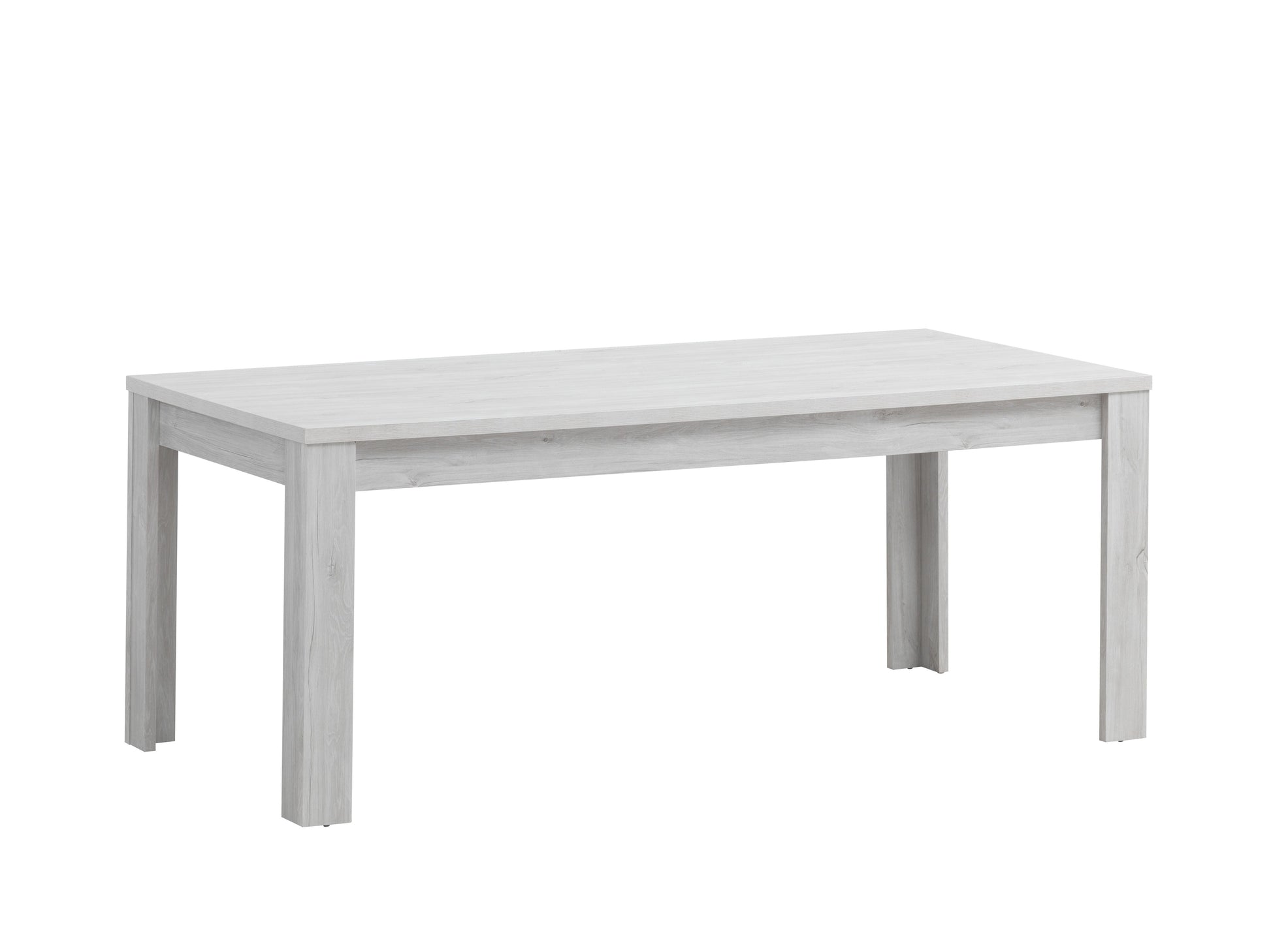 Image of TYC - Eettafel Ozark - Lichtgrijze Eik - 190x76x90cm. Stevige eetkamertafel geschikt voor elke woonkamer en hedendaags interieur....