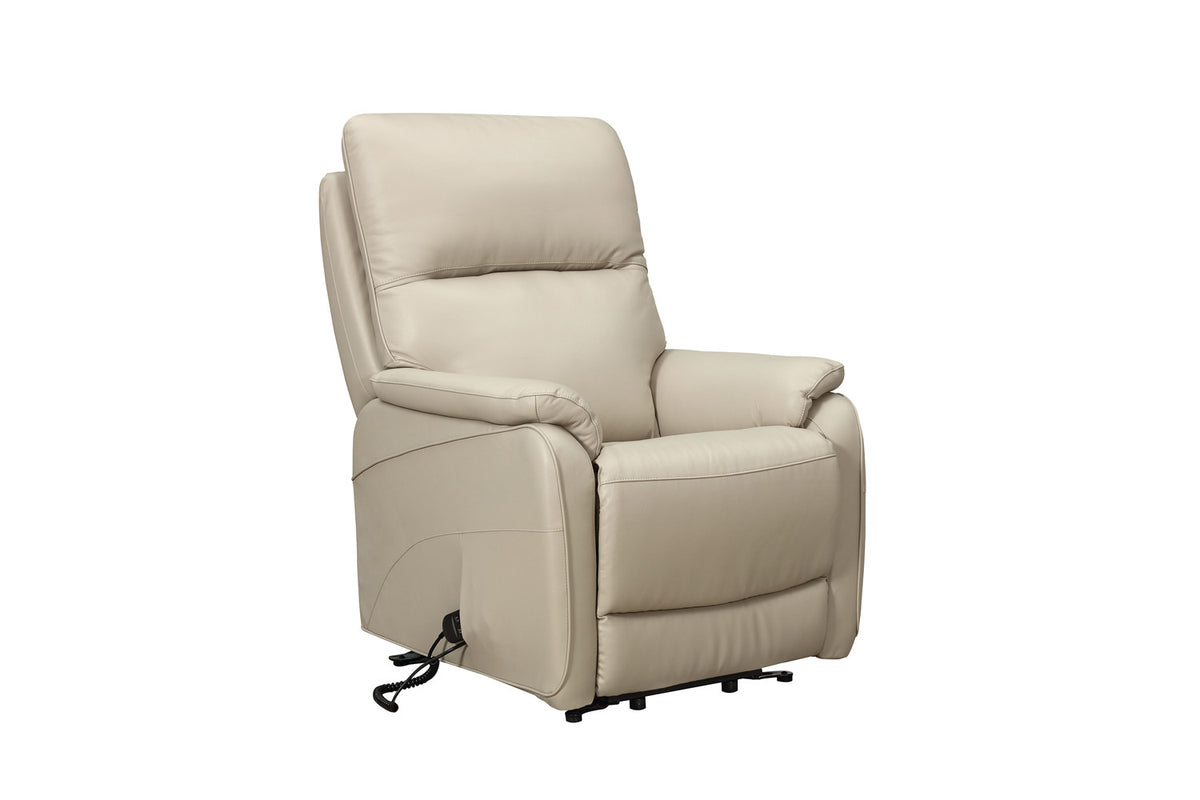 Rousseau - Fauteuil relax Pigna - Électrique avec Releveur - Semi-cuir Beige - 109 x 93 x 75 cm