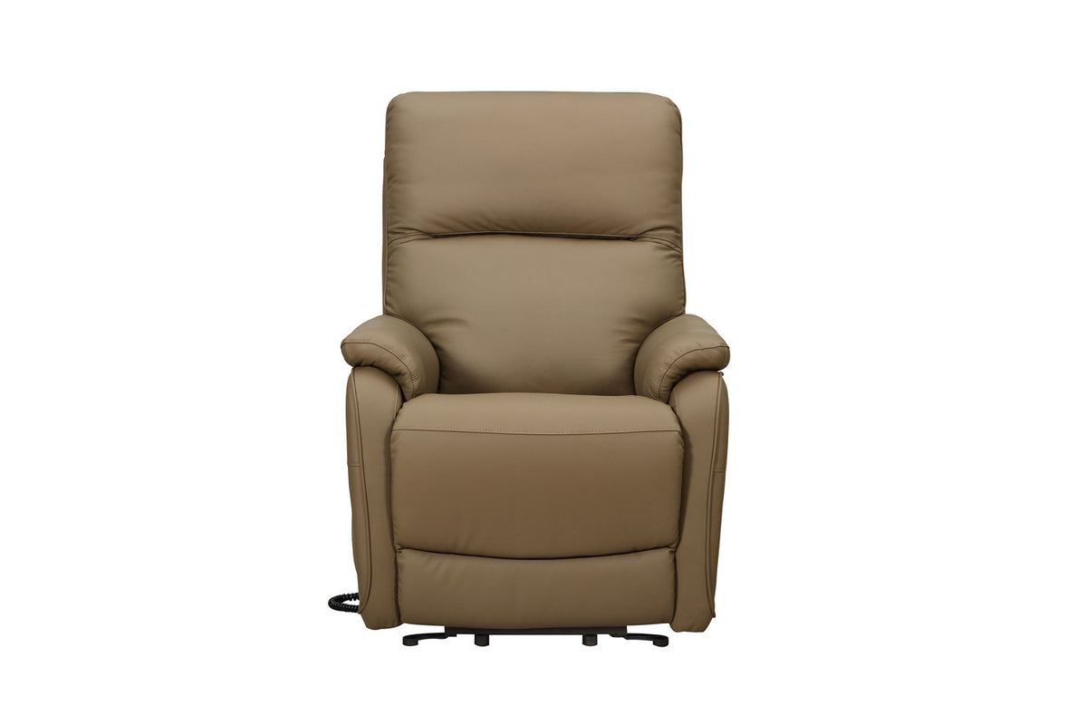 Rousseau - Fauteuil relax Pigna - Électrique avec Releveur - Semi-cuir Taupe - 109 x 93 x 75 cm