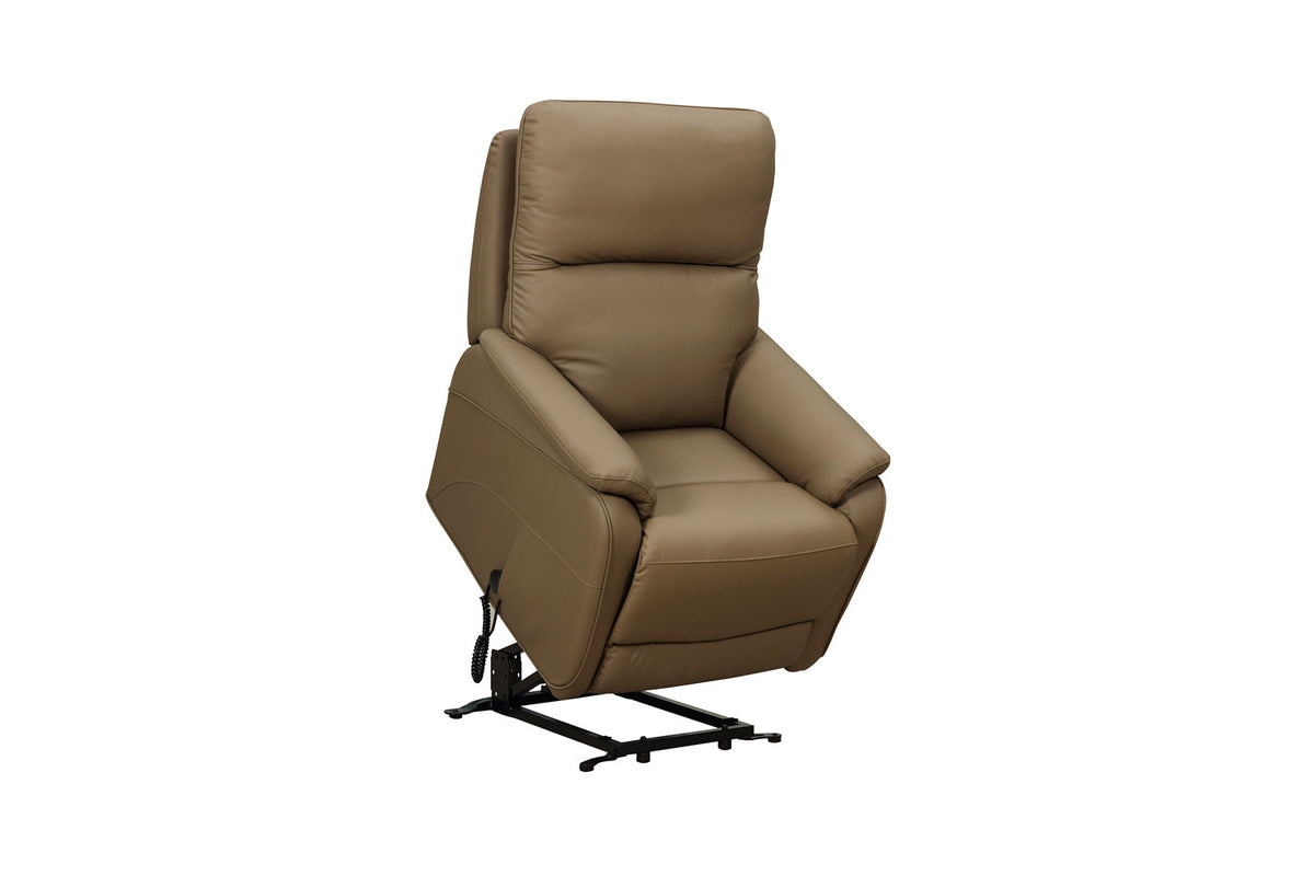 Rousseau - Fauteuil relax Pigna - Électrique avec Releveur - Semi-cuir Taupe - 109 x 93 x 75 cm