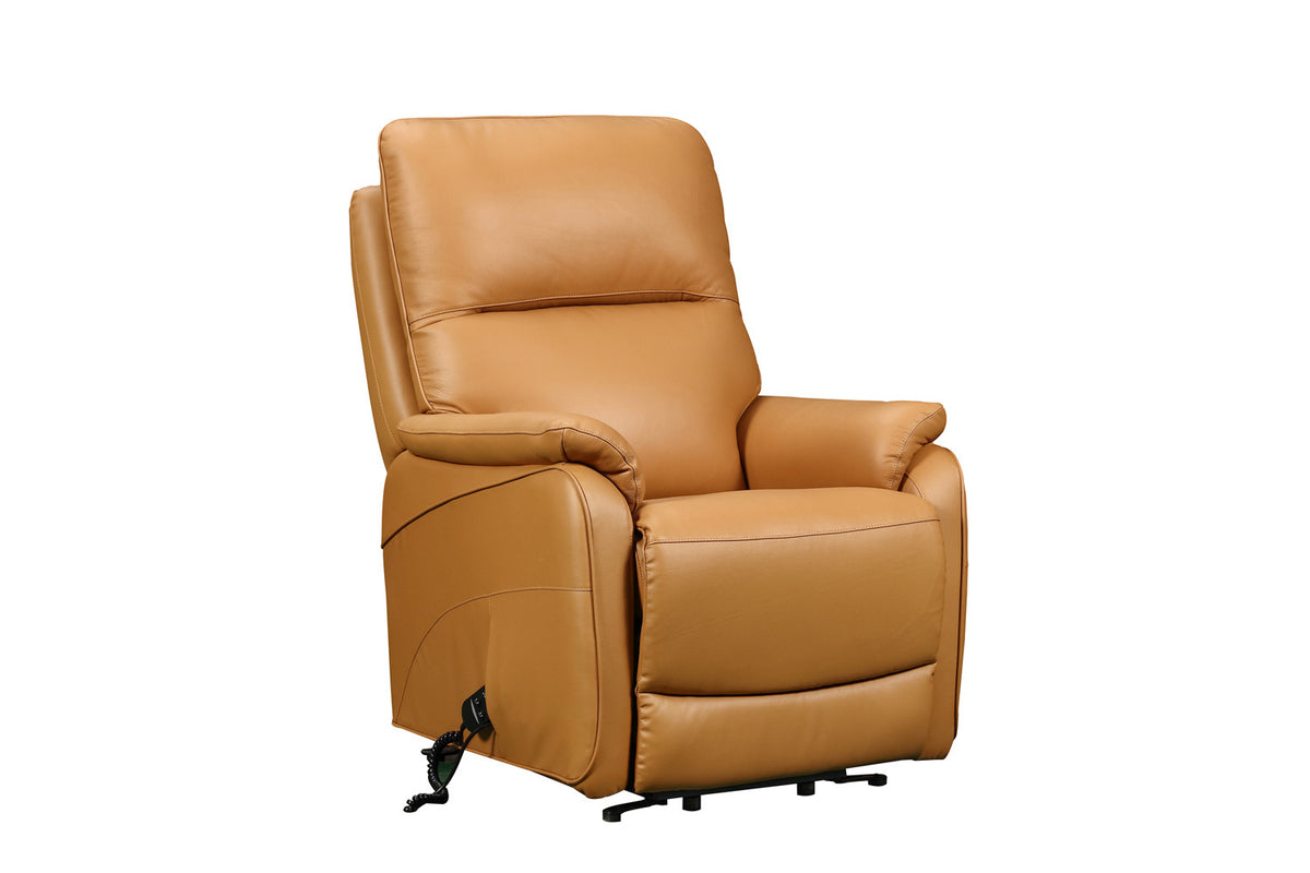 Rousseau - Fauteuil relax Pigna - Électrique avec Releveur - Semi-cuir Cognac - 109 x 93 x 75 cm