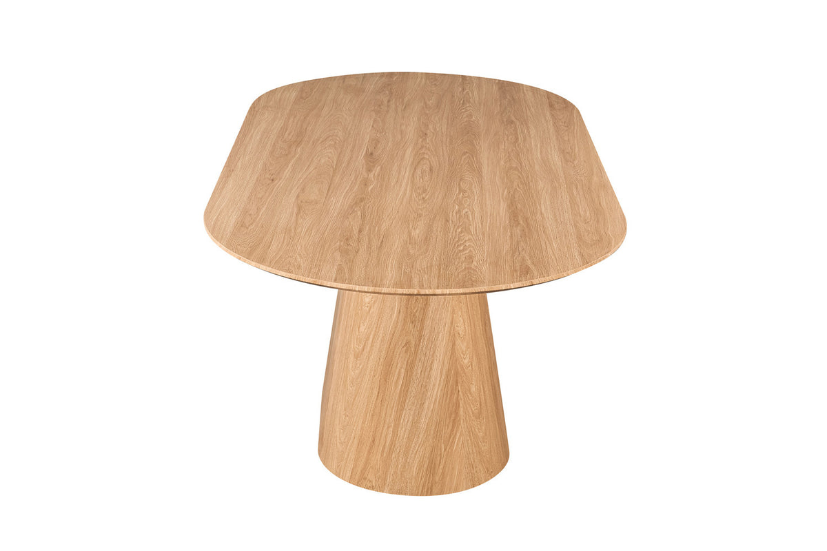 Rousseau - Tafel Porto - Ovaal - Decor Eik Naturel - 76x100x200 cm