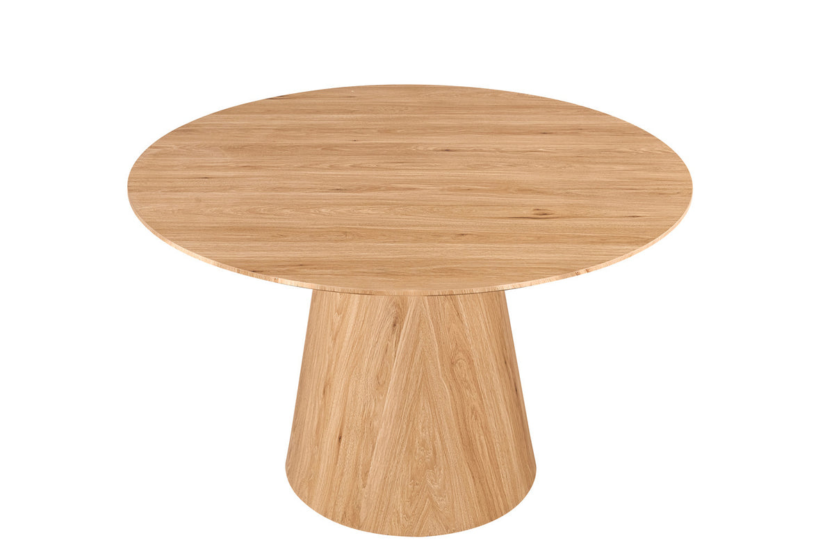 Rousseau - Tafel Porto - Rond - Decor Eik Naturel - 76x125x125 cm