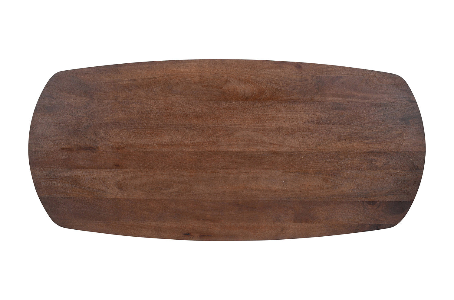 Rousseau - Table Tommy - Pied en U ovale - manguier marron - 77x220x100 cm