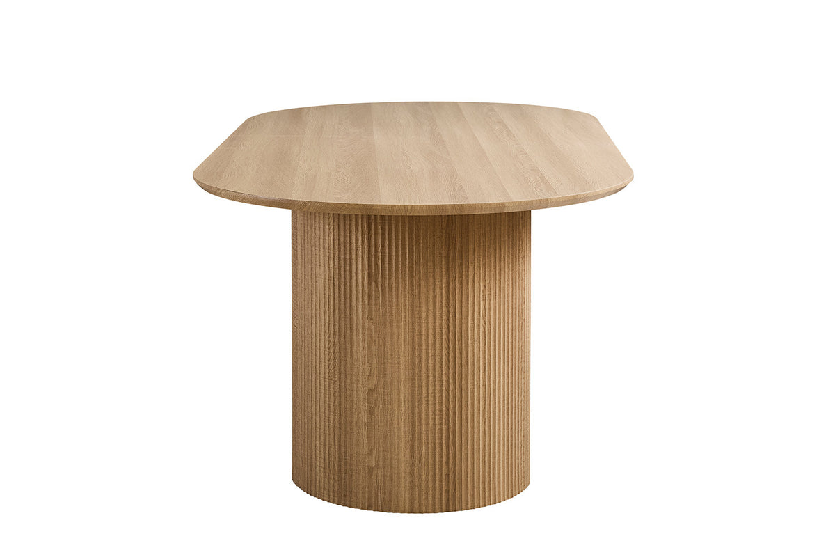 Rousseau - Eettafel Lagos 200 cm Ovaal - Decor Eik Naturel - 76 x 200 x 100 cm