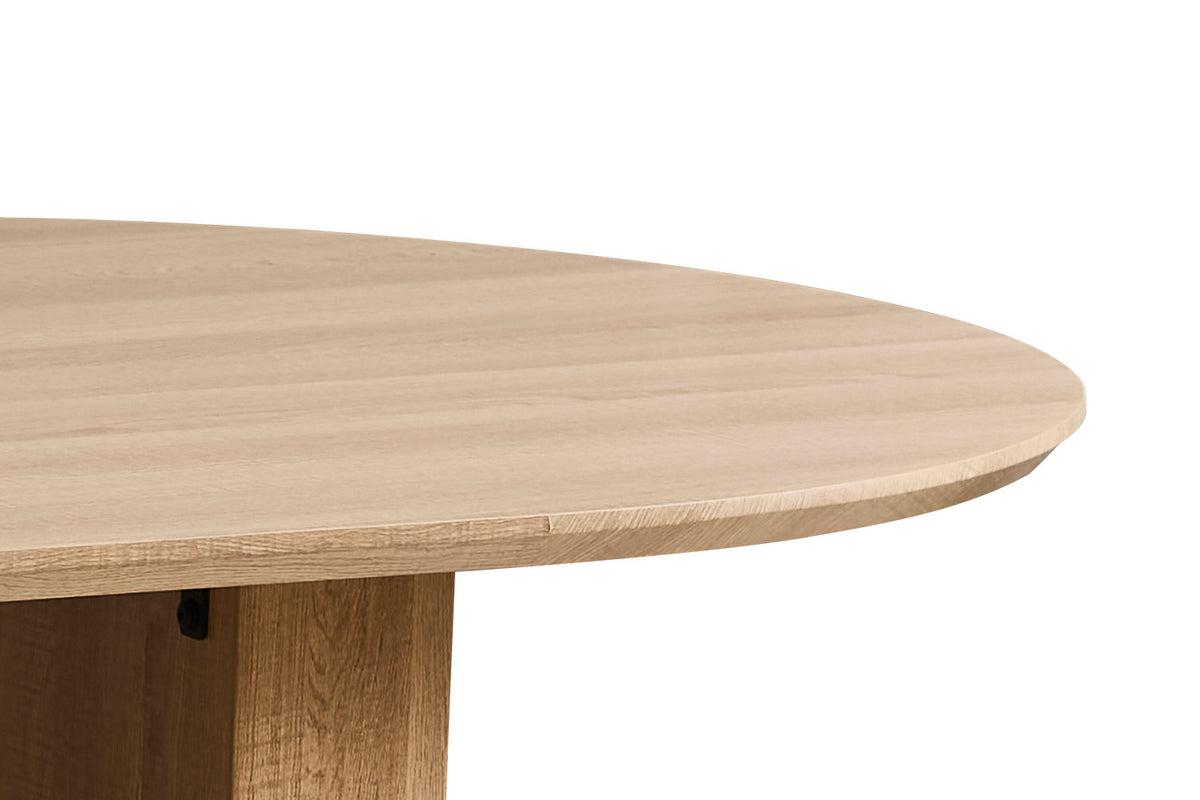 Rousseau - Eettafel Lagos 200 cm Ovaal - Decor Eik Naturel - 76 x 200 x 100 cm