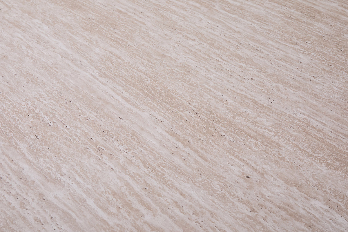 Rousseau - Eettafel Lagos 220 cm Ovaal - Decor Travertin Beige - 76 x 220 x 110 cm