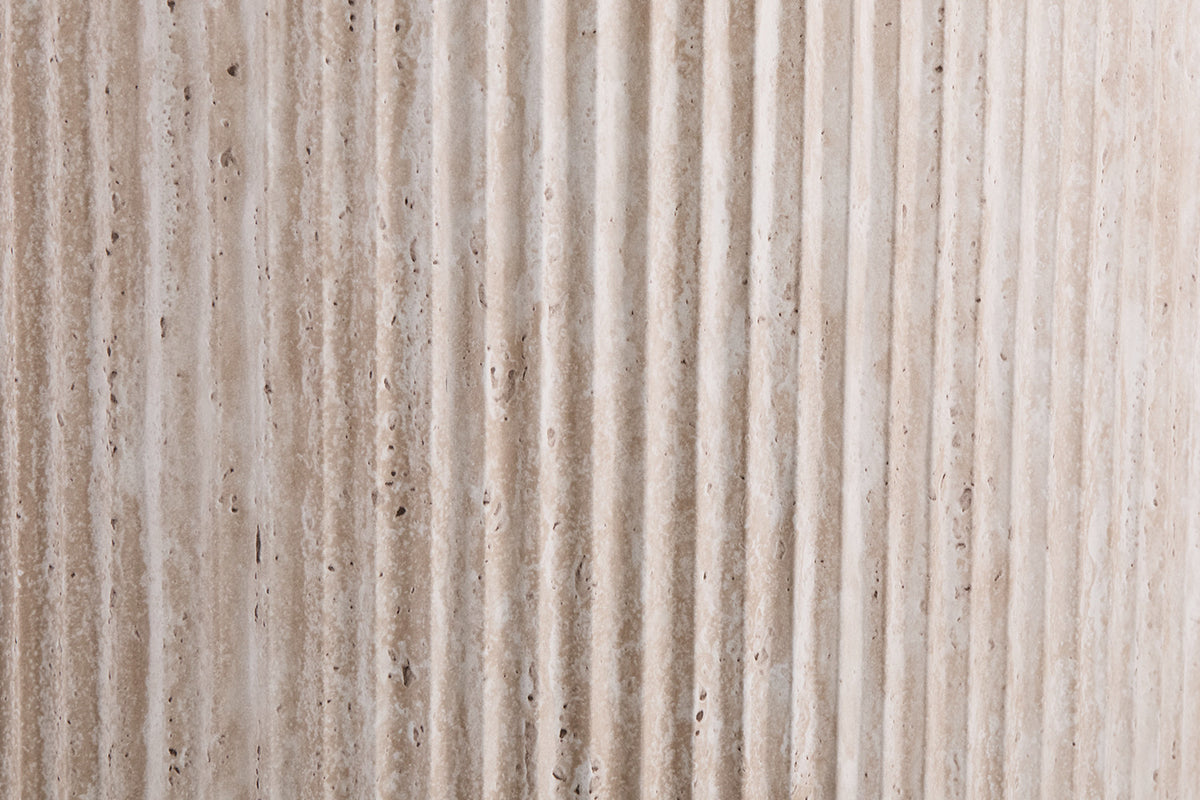 Rousseau - Eettafel Lagos 220 cm Ovaal - Decor Travertin Beige - 76 x 220 x 110 cm