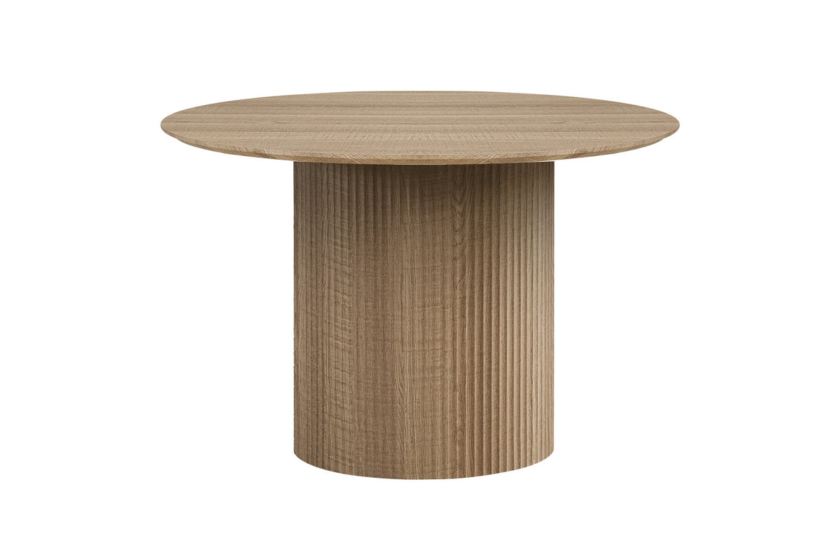 Rousseau - Eettafel Lagos 120 cm Rond - Decor Eik Naturel - 76 x 120 x 120 cm