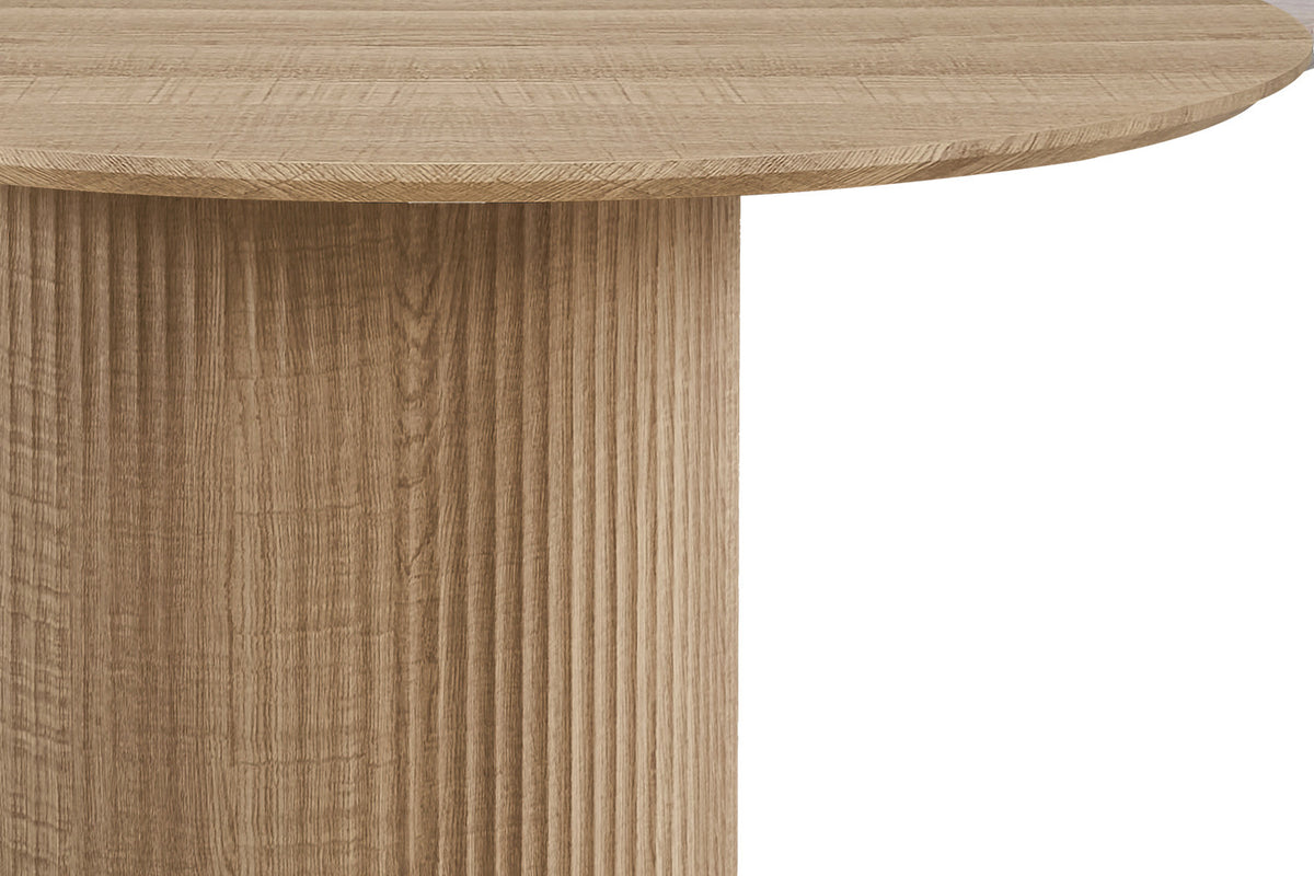 Rousseau - Eettafel Lagos 120 cm Rond - Decor Eik Naturel - 76 x 120 x 120 cm