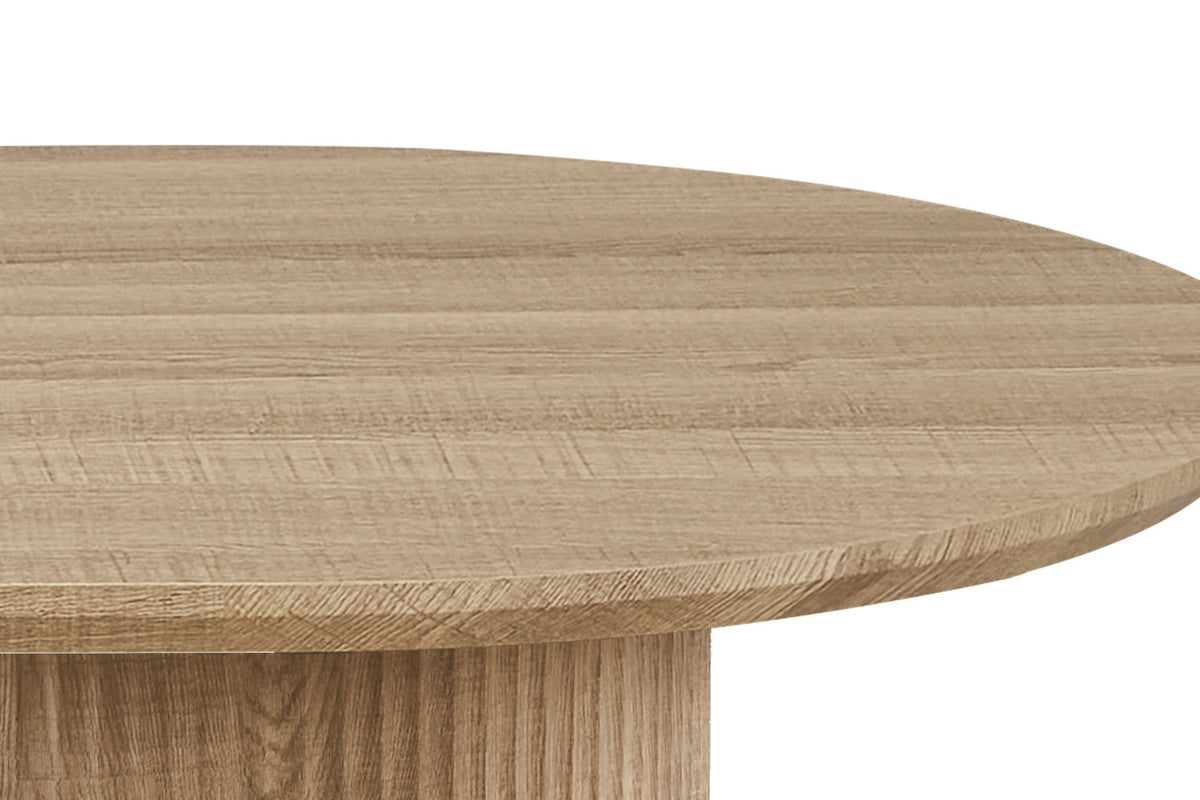 Rousseau - Eettafel Lagos 120 cm Rond - Decor Eik Naturel - 76 x 120 x 120 cm