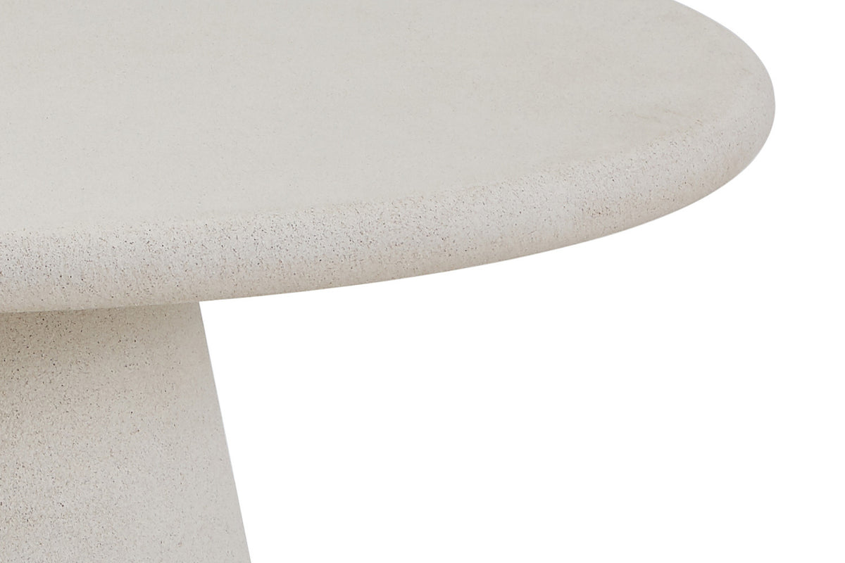 Rousseau - Eettafel Faro 120 cm Rond - Organisch Cement - 76 x 120 x 120 cm