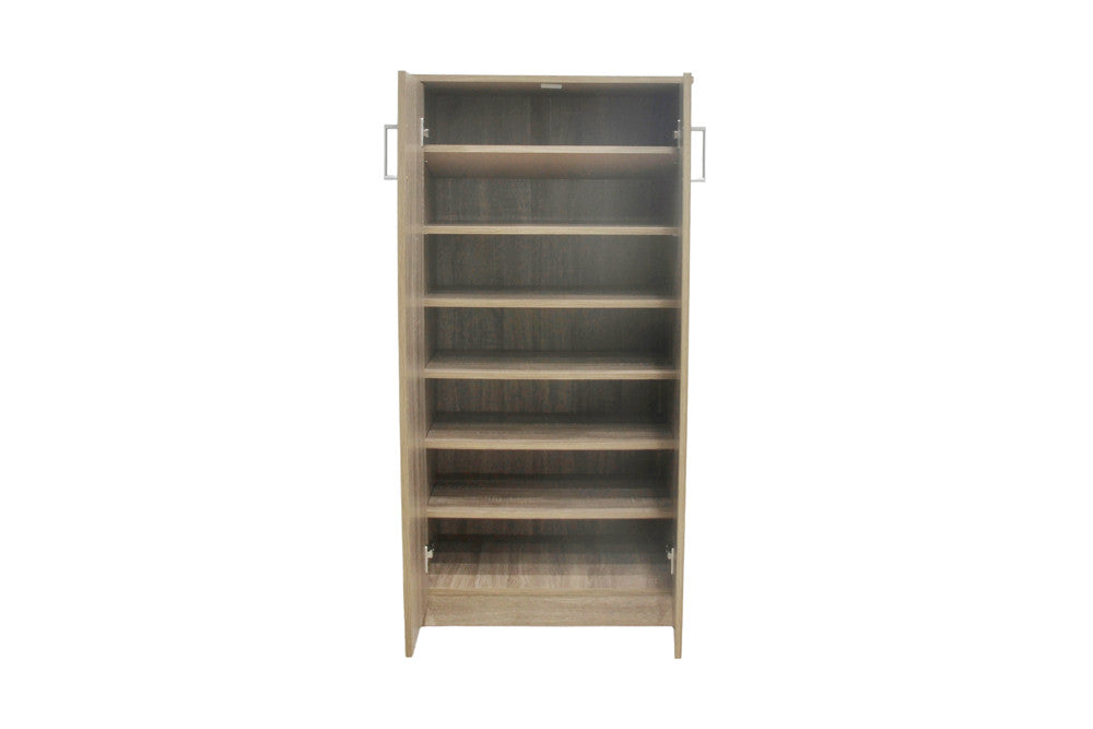 Rousseau - Schoenenkast Maurice - 2 deuren Sonoma - 122 x 60 x 37 cm