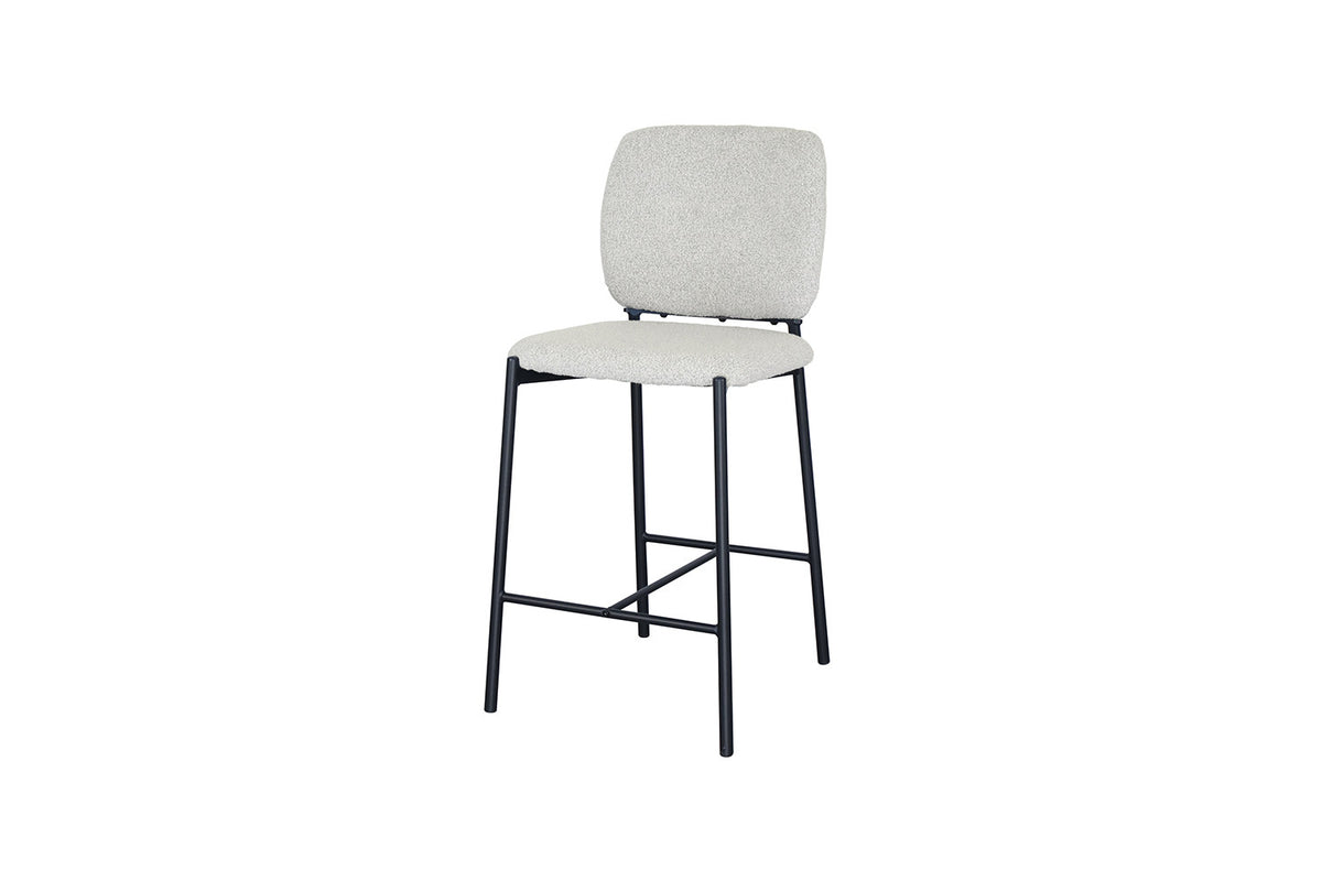 Rousseau - Barkruk Sophia - Stof Beige - 99 x 45 x 55.5 cm