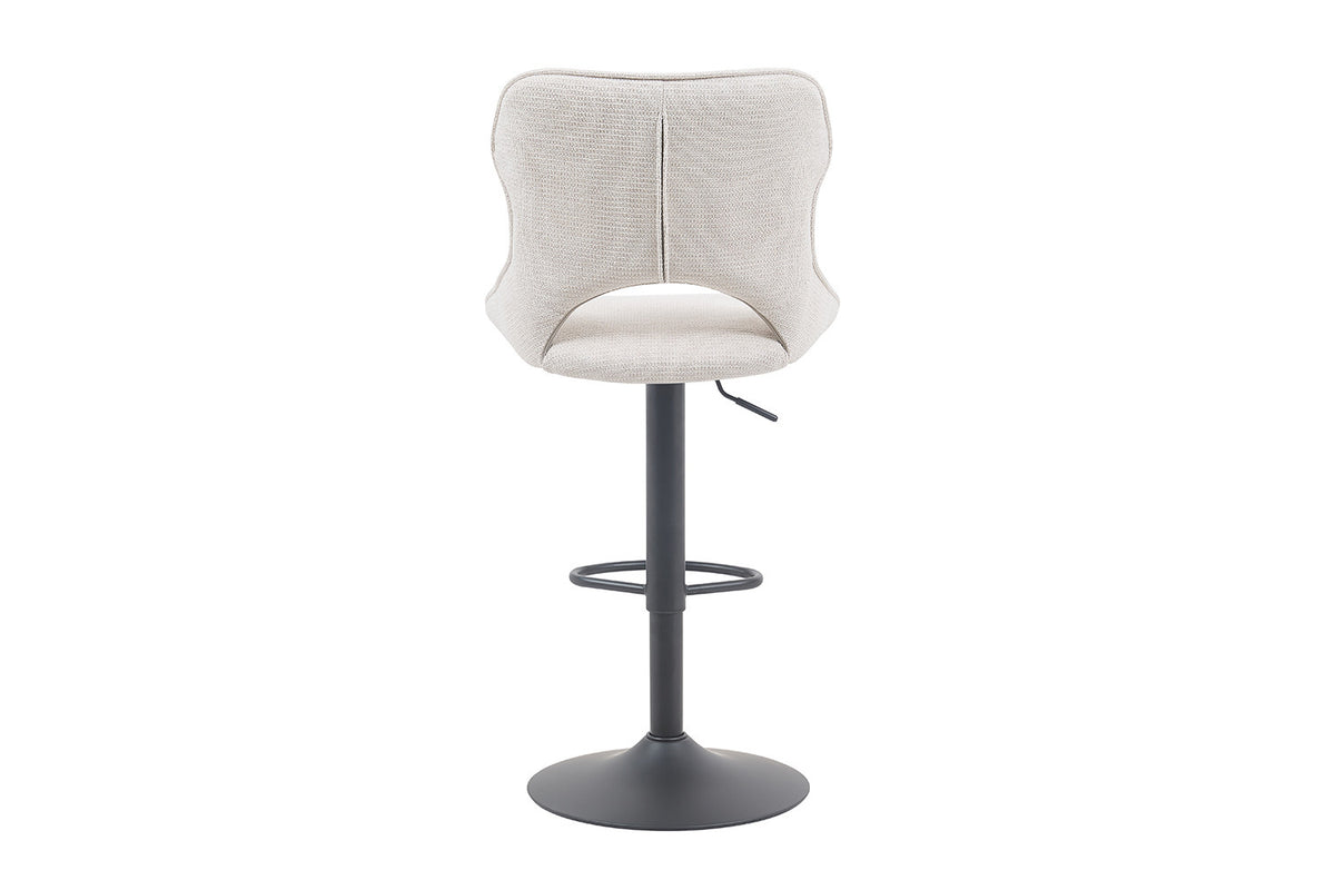 Rousseau - Barkruk Mori - Stof Beige - 100-121 x 51 x 53 cm
