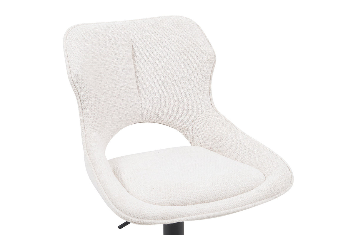 Rousseau - Barkruk Mori - Stof Beige - 100-121 x 51 x 53 cm