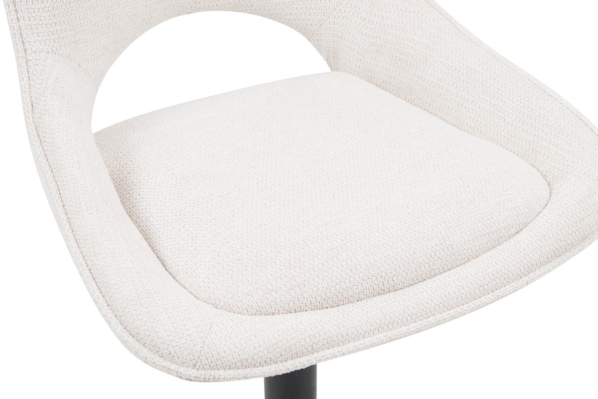 Rousseau - Barkruk Mori - Stof Beige - 100-121 x 51 x 53 cm