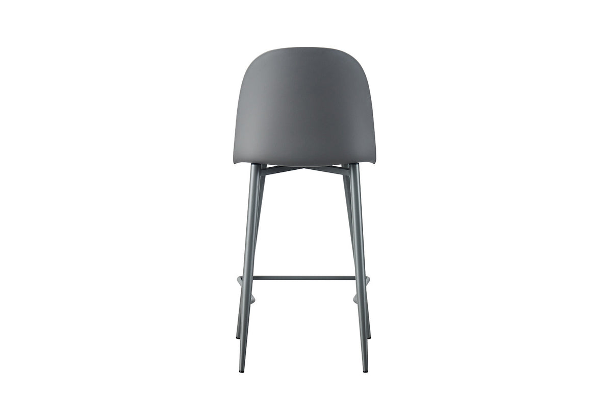 Rousseau - Barkruk Jasmin - PP met PU-kussen Grijs - 100.5 x 44 x 51 cm