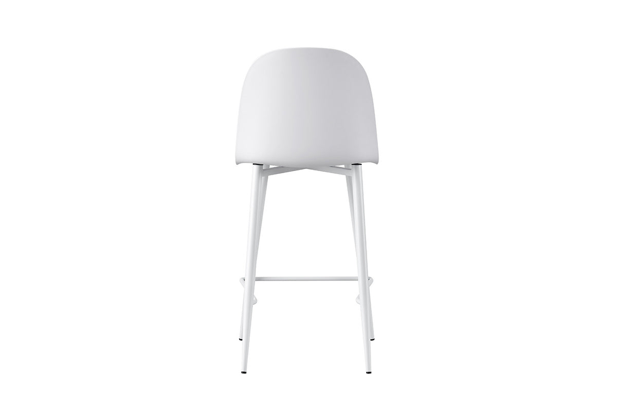 Rousseau - Barkruk Jasmin - PP met PU-kussen Wit - 100.5 x 44 x 51 cm