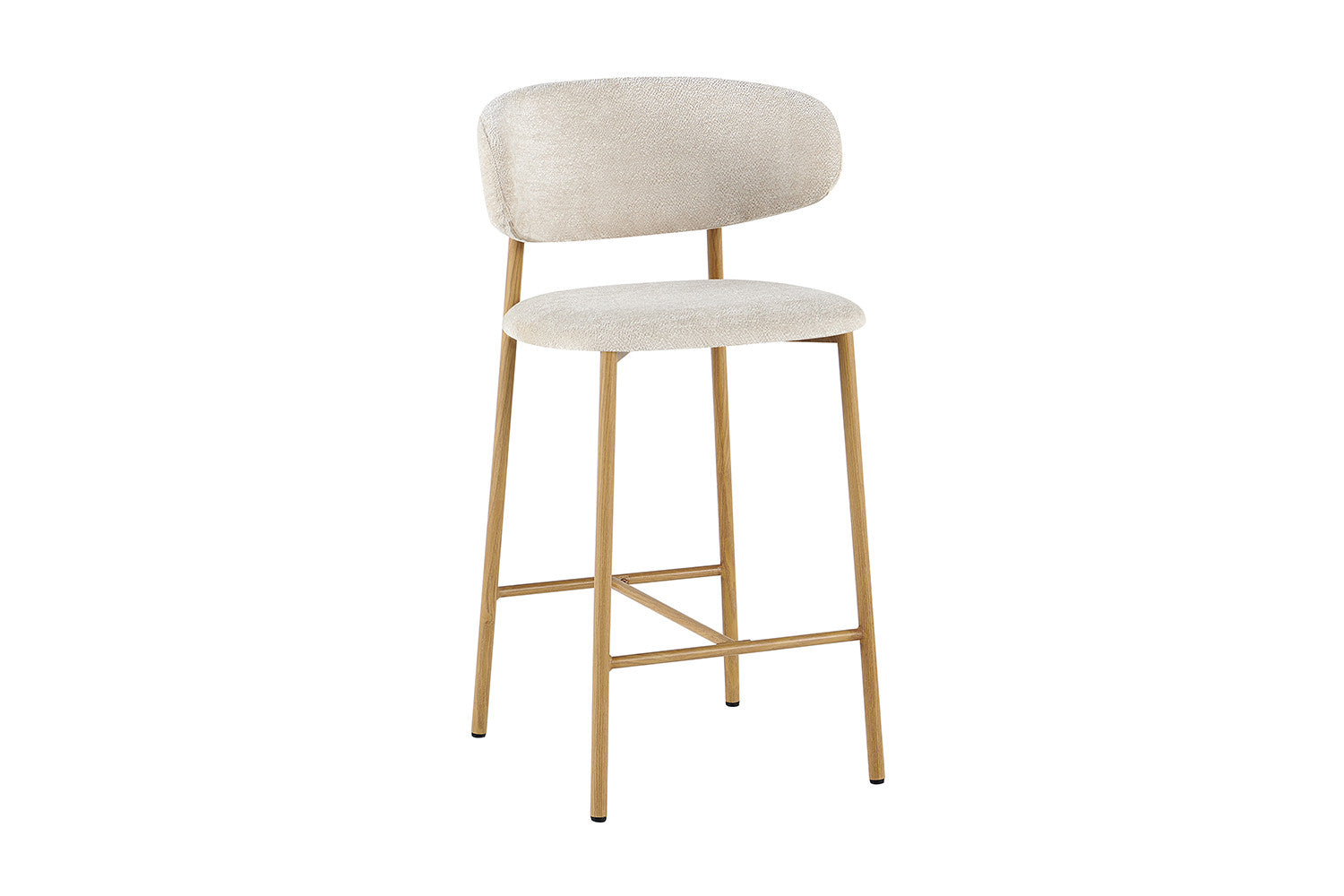 NIEUW - Counterstoel 'Coco' Naturel - Stof Raven 24 Beige