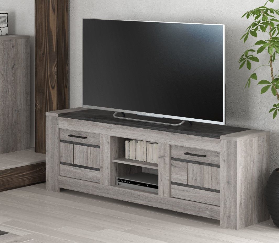 Image of Stevige TV meubel Tom. Stoere TV meubel met moderne accenten voor een klein prijsjeBelgameubelen biedt u deze pro...