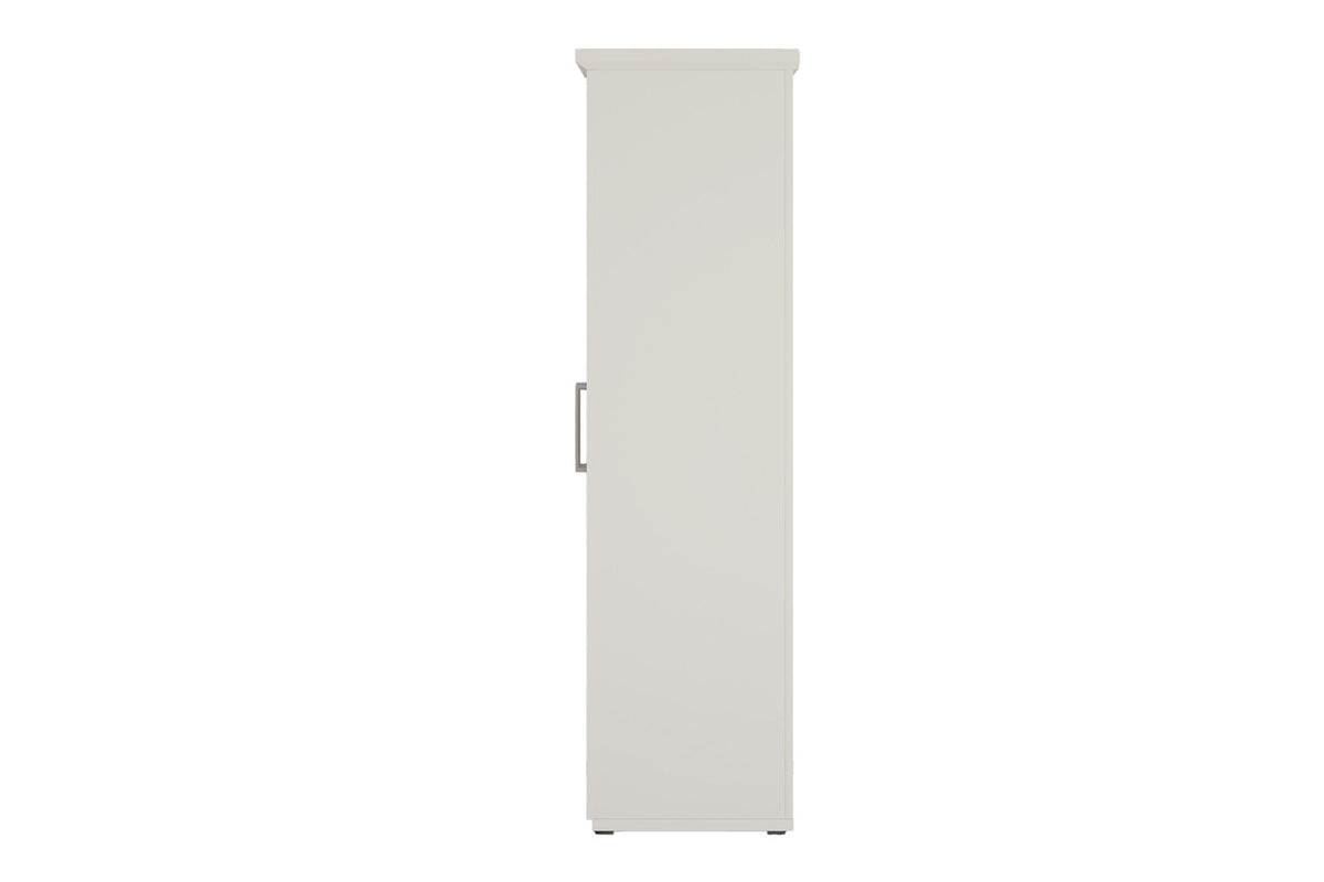 Rousseau - Armoire Mike - 2 portes Blanc - 183 x 80 x 52 cm