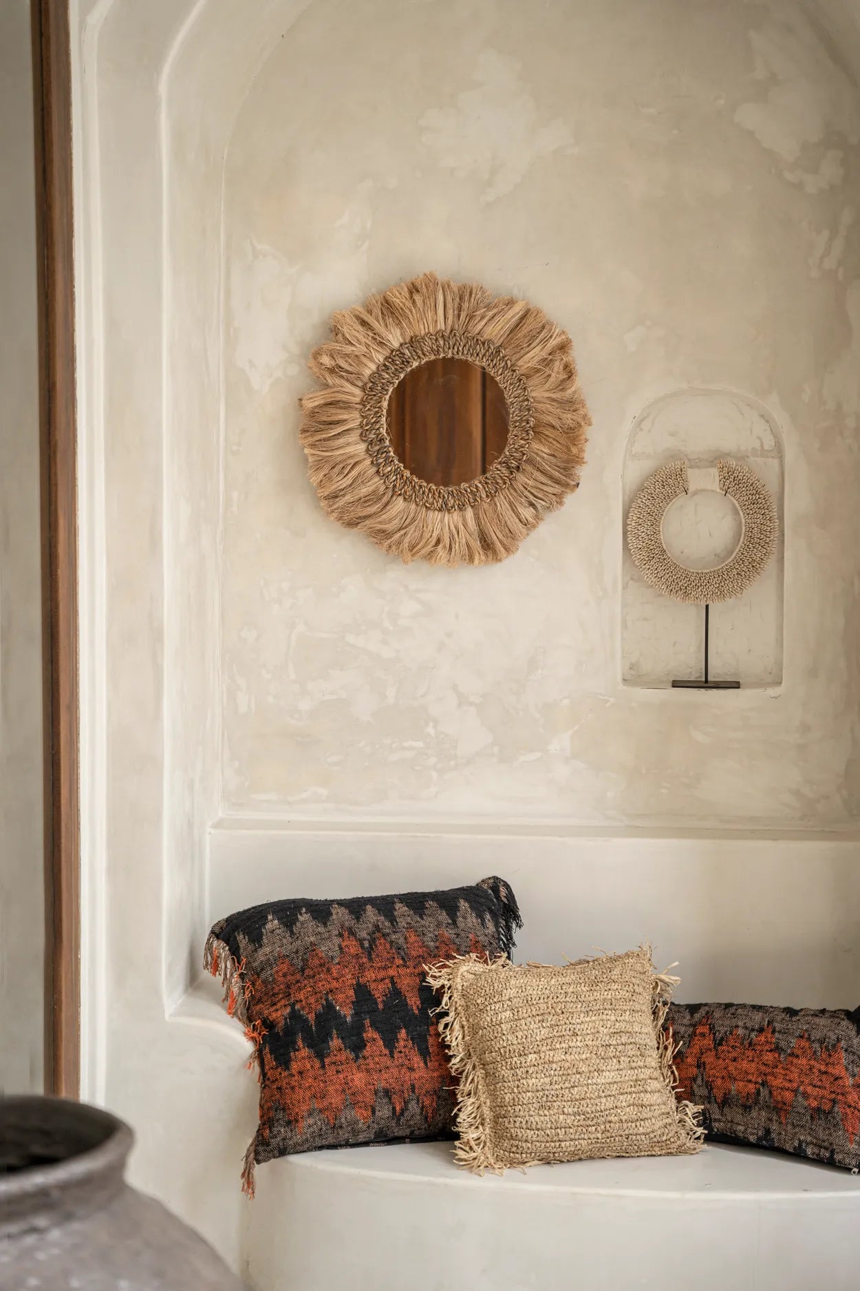 BB - Kussenhoes Oh My Gee - Zwart Oranje - 60x60