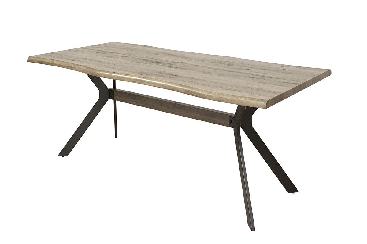 Image of GBO - Eettafel Bravo - TF1906 - Lichte Eik - 160x76x90cm. Zeer mooie eettafel<span></span>met boomsta...