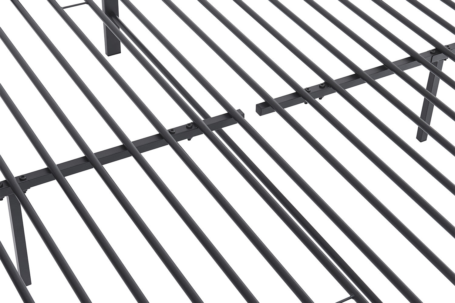 Rousseau - Bed Sammy - Metaal Donkergrijs - 140x200 cm