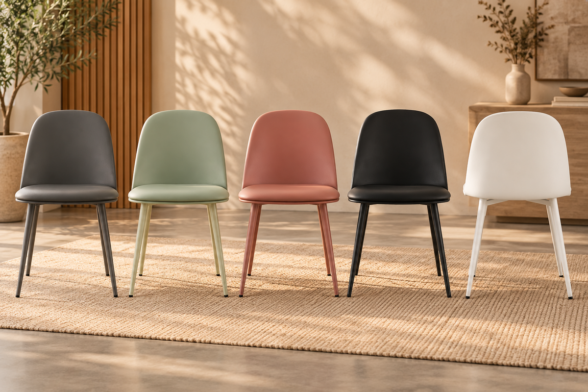Rousseau - Stoel Jasmin Zitting PP - PU Terracotta - 81x51x44 cm