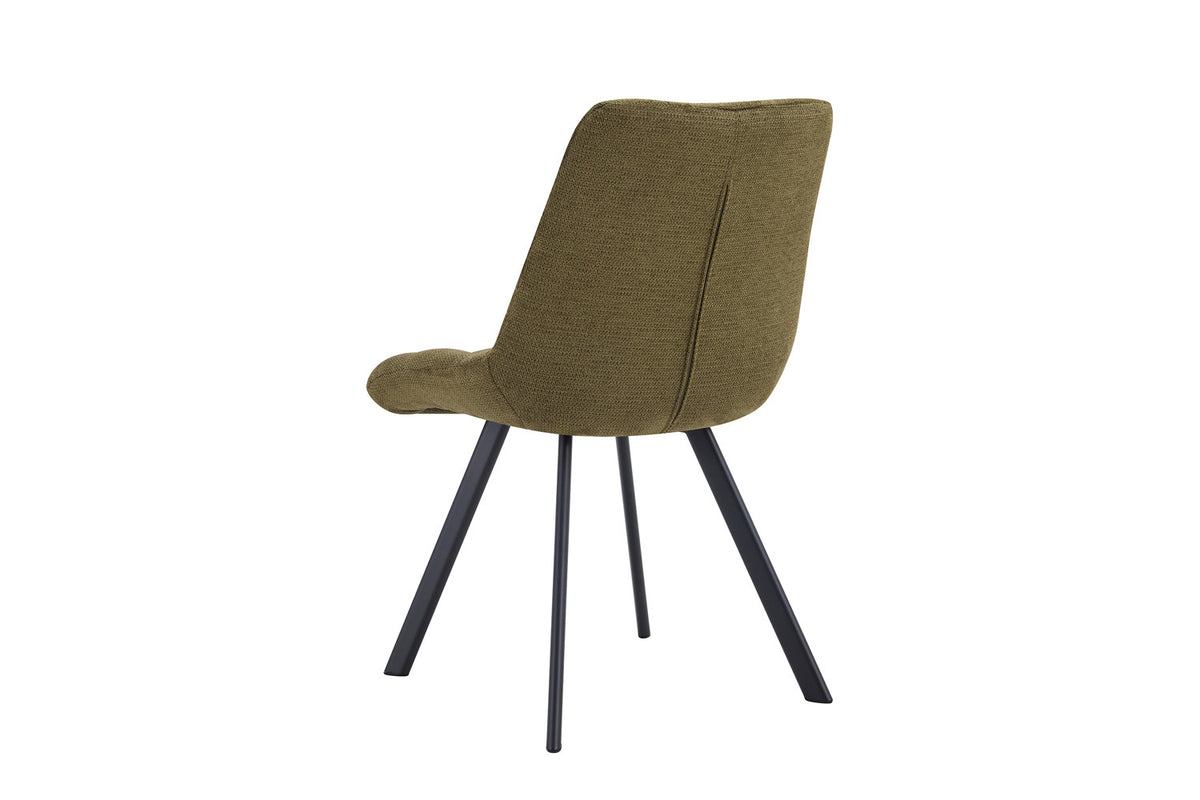 Rousseau - Chaise Lizzy - Tissu Vert - 88,5x52x61,5 cm