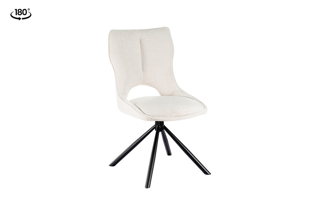 Rousseau - Stoel Mori - Draaibaar Beige - 90 × 48 × 59,5 cm