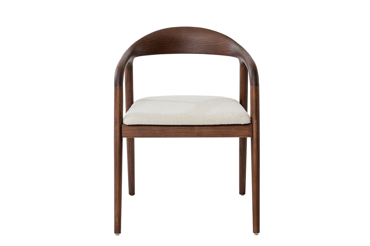 Rousseau - Stoel Claire - Essenhout Walnoot - H 74 x B 57 x D 66,5 cm