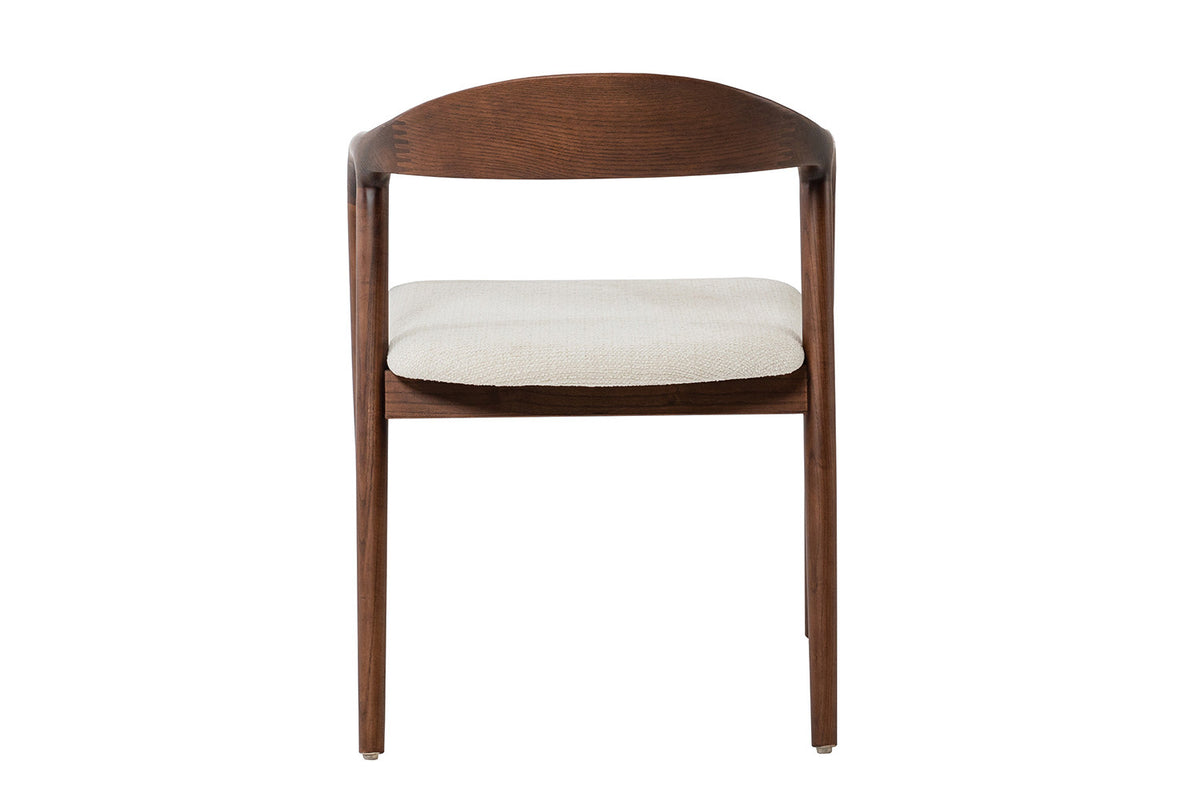 Rousseau - Stoel Claire - Essenhout Walnoot - H 74 x B 57 x D 66,5 cm