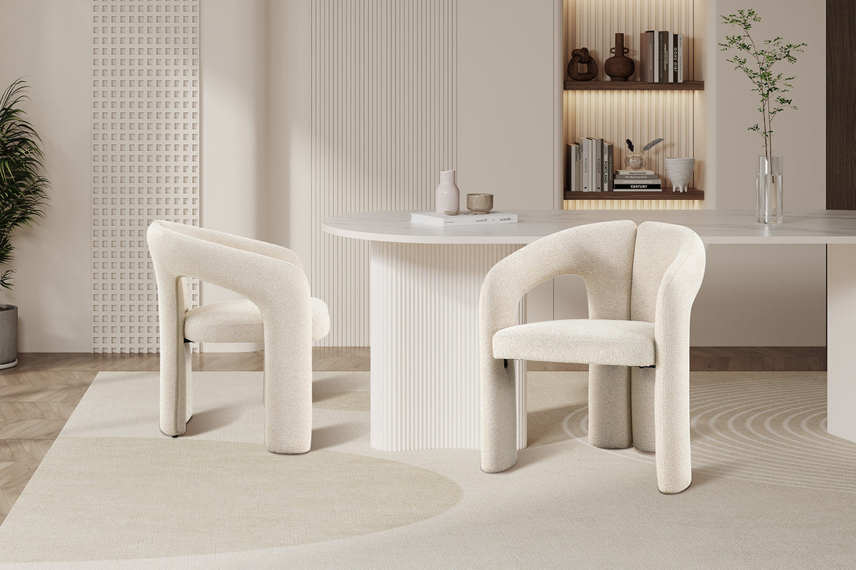 NIEUW - Stoel 'Beja' Stof Ote Sahara 112 Beige