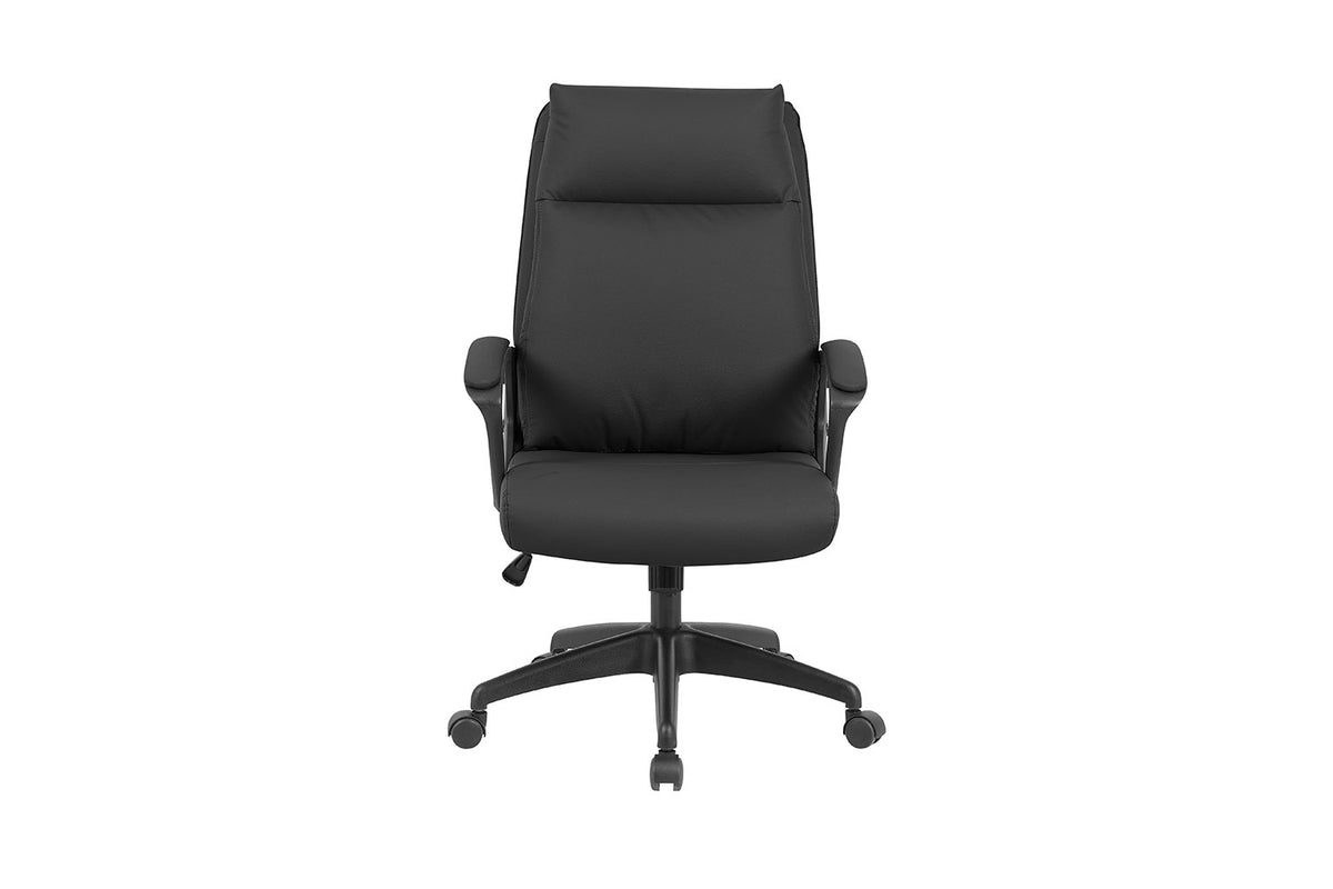 Rousseau - Chaise de bureau Samuel - PU/Nylon Noir - 102/110 x 66 x 71 cm