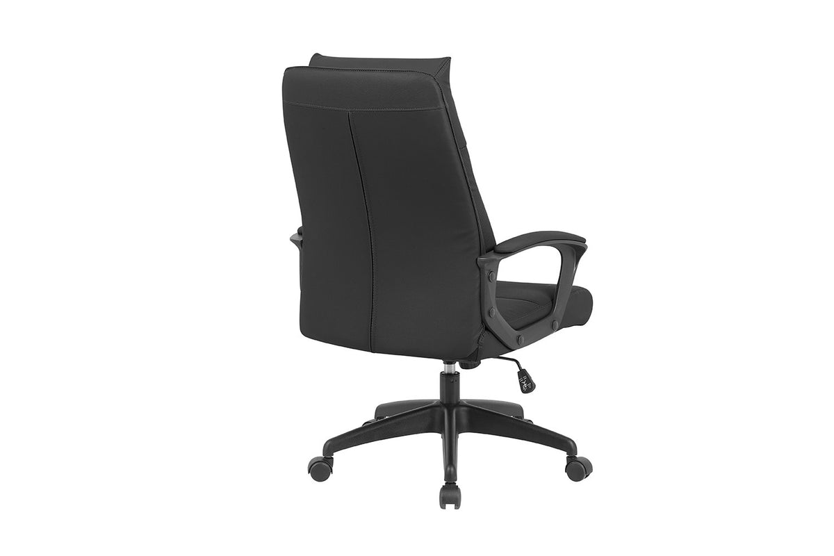 Rousseau - Chaise de bureau Samuel - PU/Nylon Noir - 102/110 x 66 x 71 cm