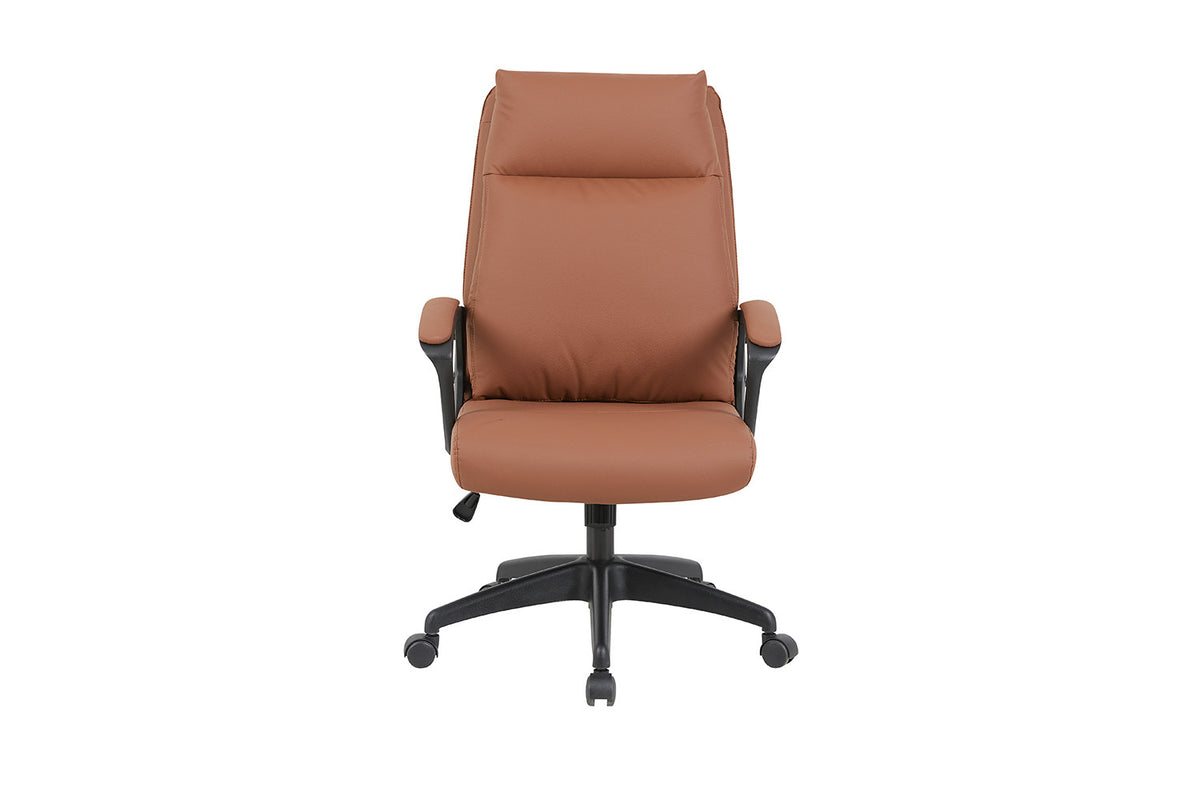 Rousseau - Bureaustoel Samuel - PU/Nylon Cognac - 102/110 x 66 x 71 cm