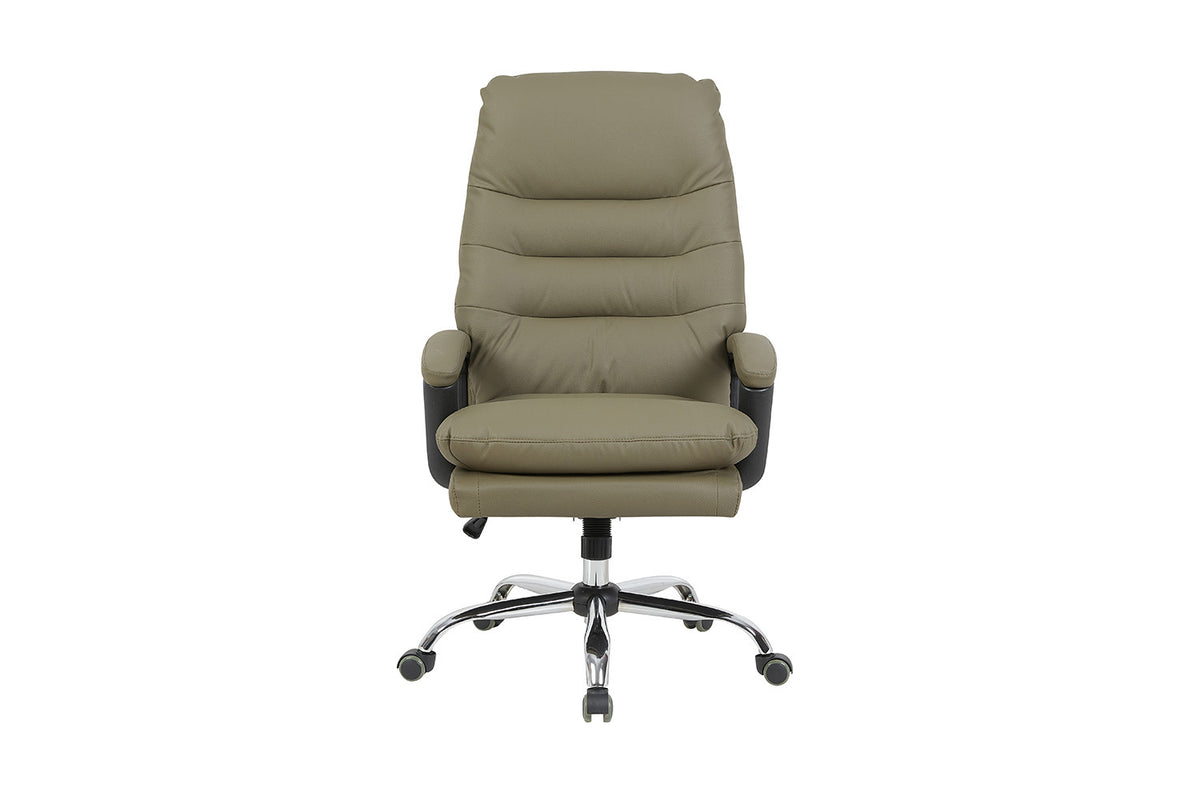 Rousseau - Chaise de bureau Daniel - PU Vert - 112/120 x 74 x 76 cm