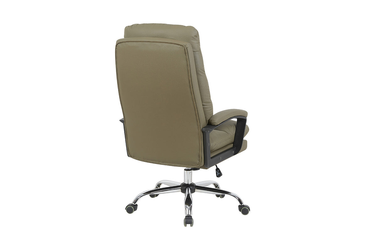 Rousseau - Chaise de bureau Daniel - PU Vert - 112/120 x 74 x 76 cm