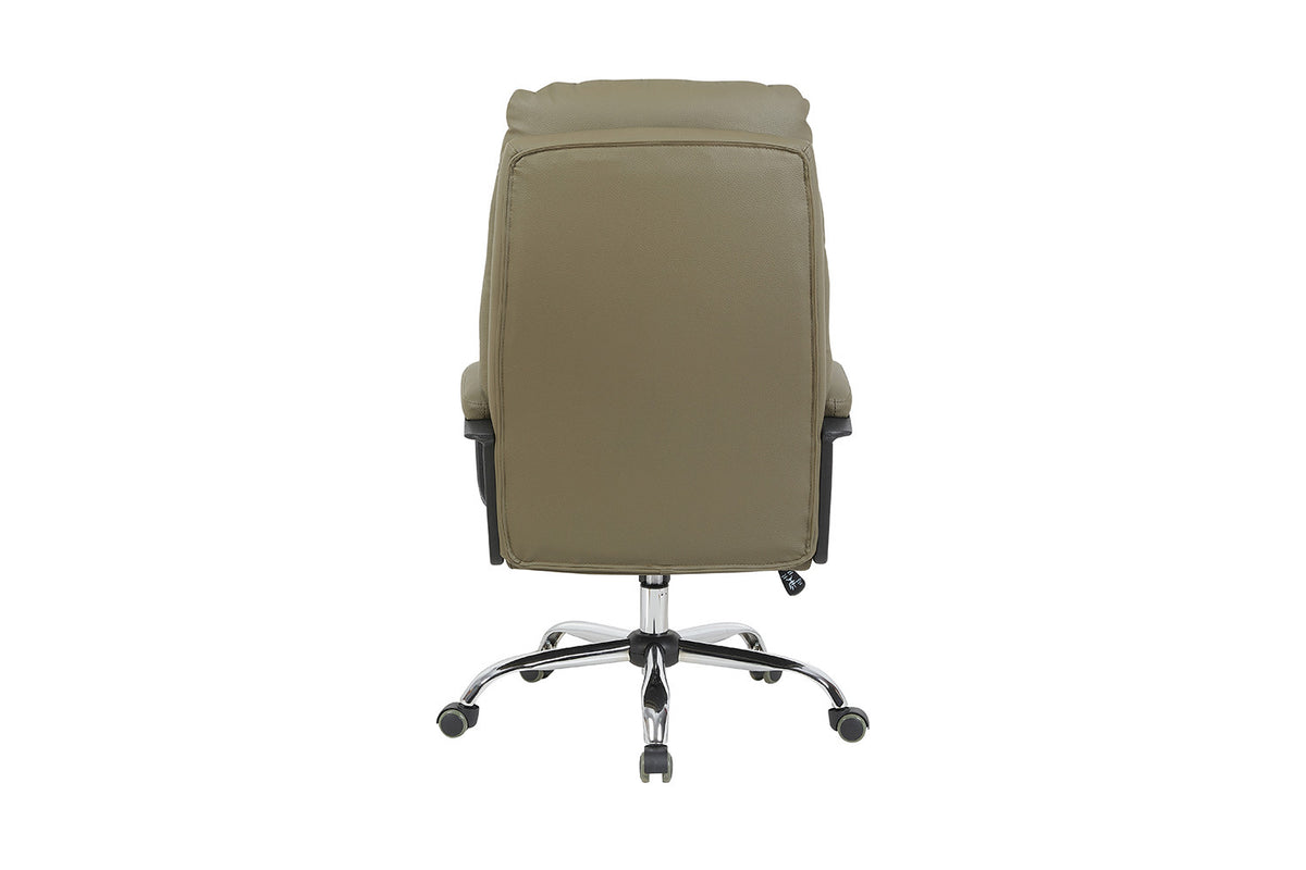 Rousseau - Chaise de bureau Daniel - PU Vert - 112/120 x 74 x 76 cm