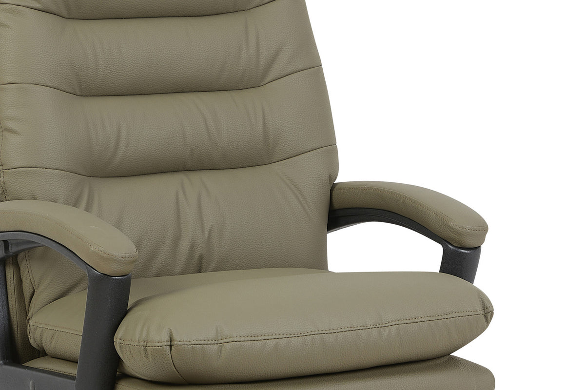 Rousseau - Chaise de bureau Daniel - PU Vert - 112/120 x 74 x 76 cm