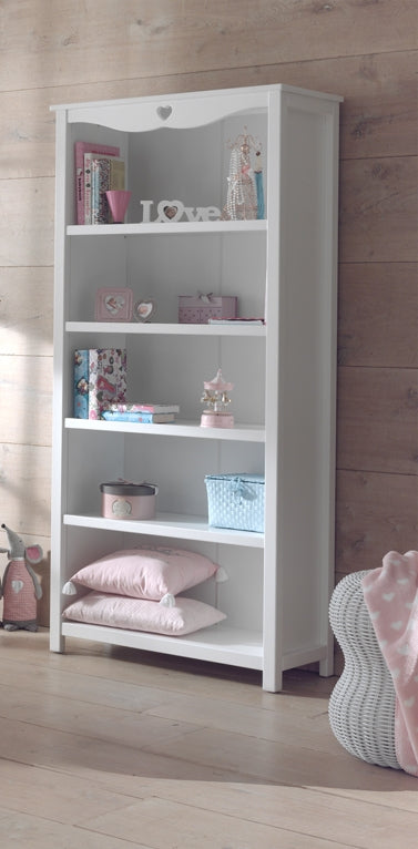 Vipack - Boekenkast Amori - AMBI9014 - Wit - 40x190x90cm