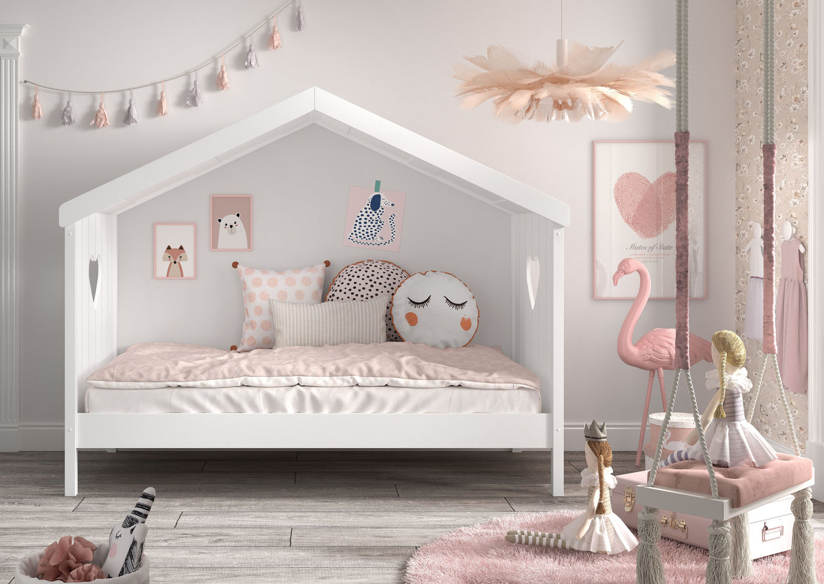 Vipack - Huisbed AMORI - Wit - 90x200 cm