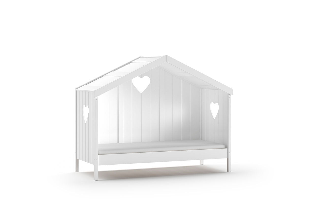 Vipack - Eenpersoonsbed Amori - AMCB9114 - Wit - 98,7x171,7x213cm
