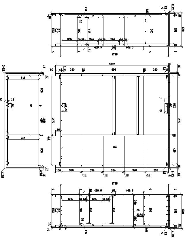 Vipack - Jeugdkamer AMORI - 6-delig met lattenbodem en bedlade - Wit - 90x200 cm