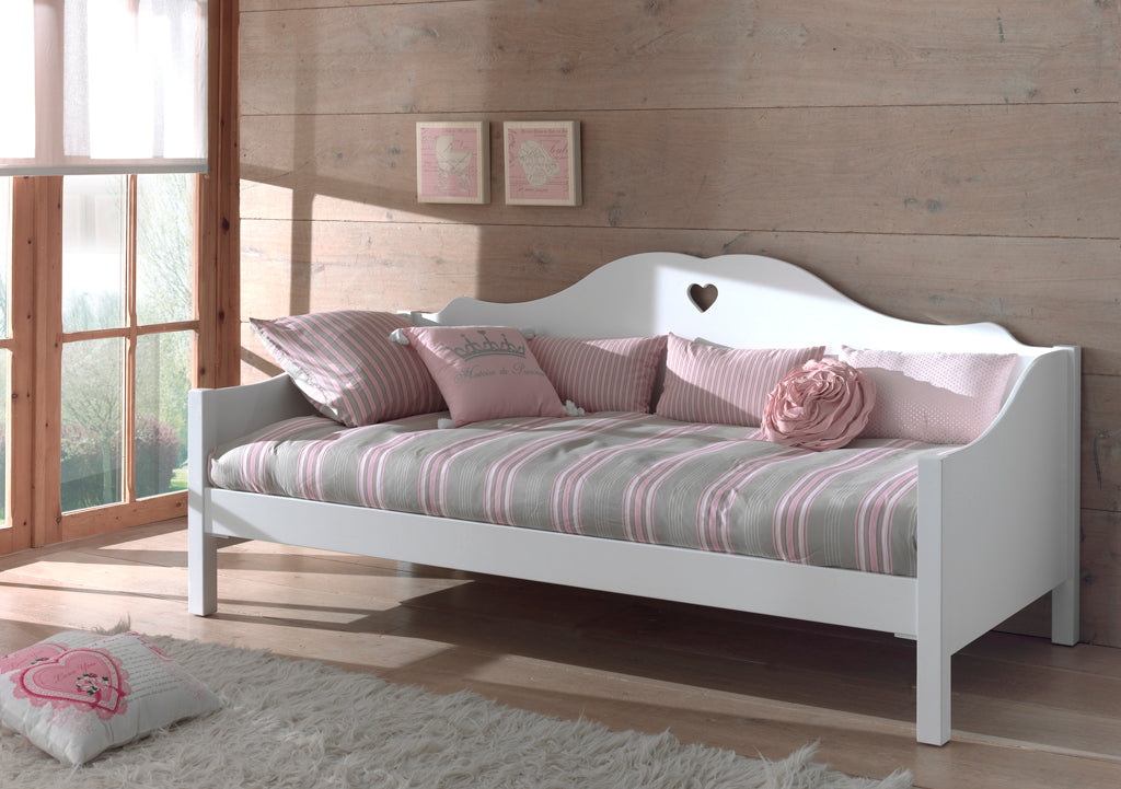 Vipack - Eenpersoonsbed Amori - AMKB9014 - Wit - 97x95x211,2cm