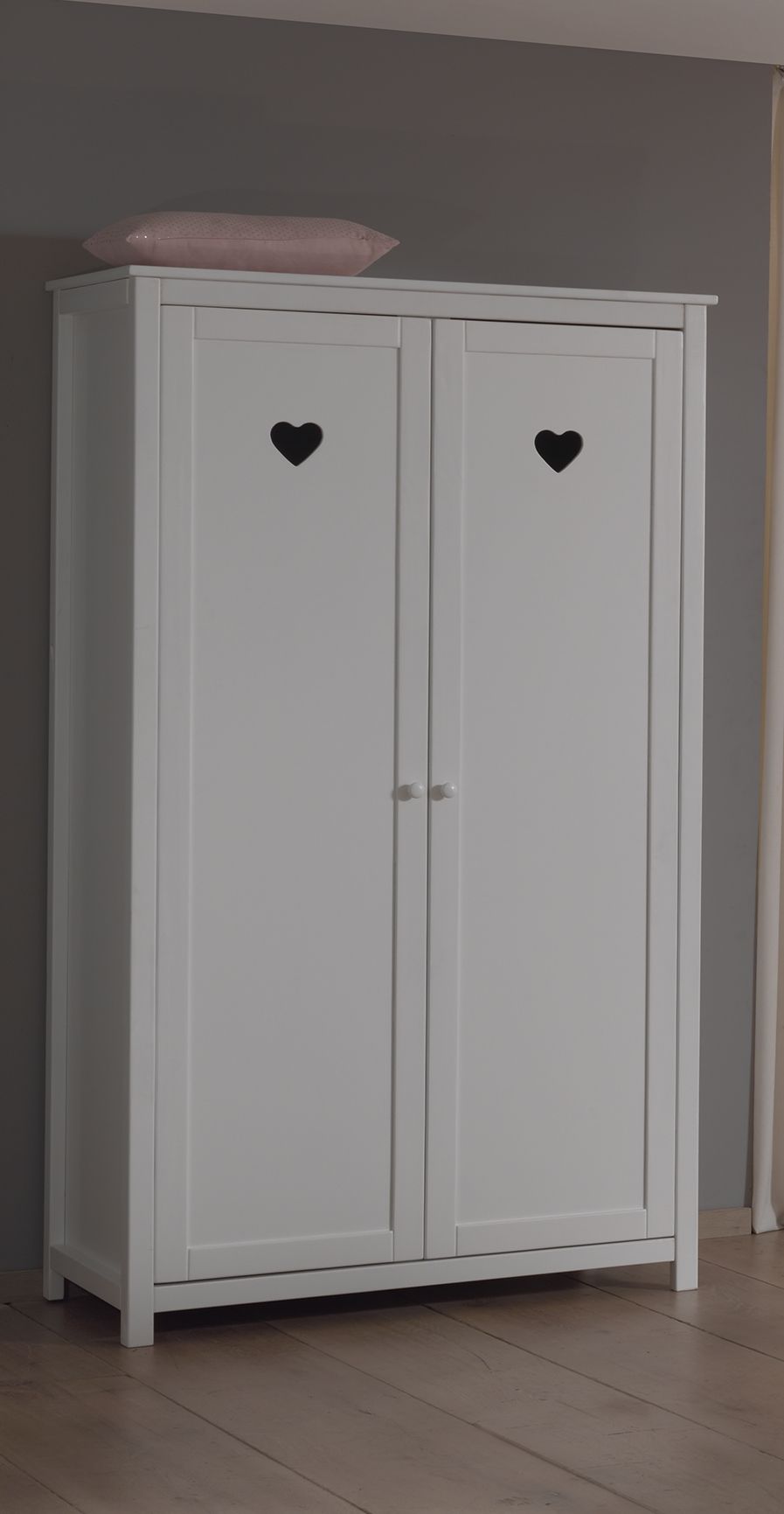 Vipack - Kleerkast Amori - AMKL1214 - Wit - 57x190,5x110cm