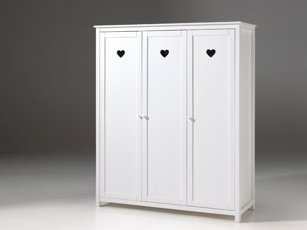 Vipack - Kleerkast Amori - AMKL1314 - Wit - 57x190,5x159cm
