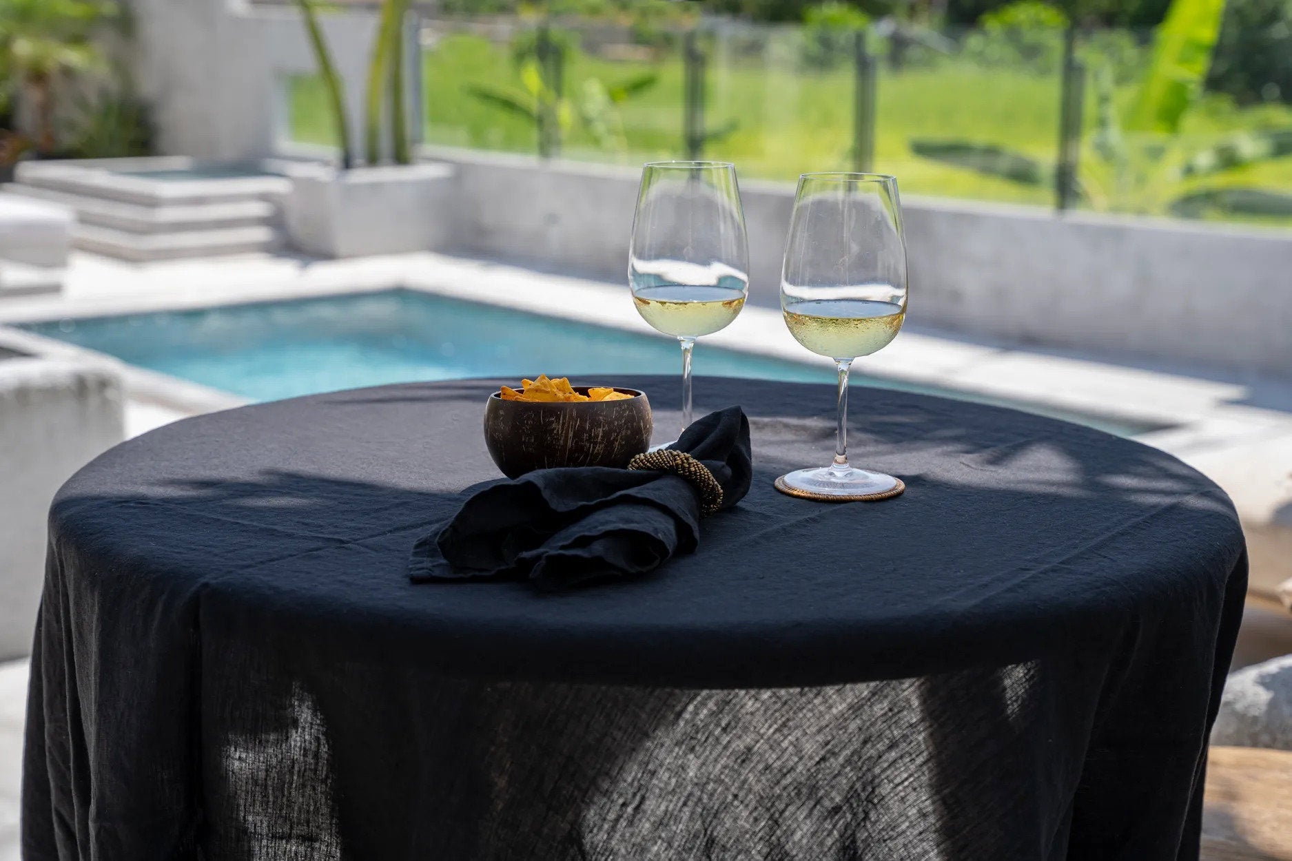 BB - Servietring kralen - Goud - Set van 4